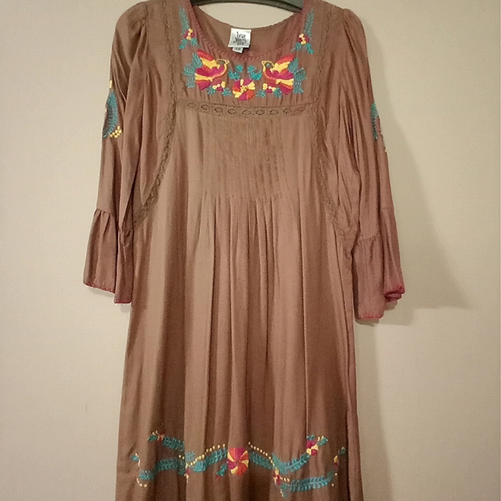 "Ivy Jane" Brown dress sz- x-small